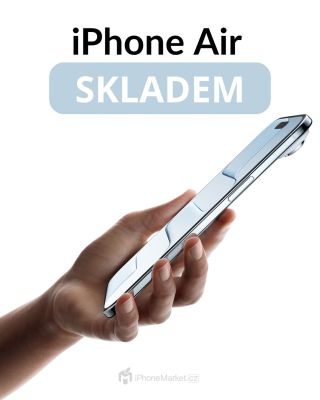 iPhone Air SKLADEM!🤩 Kdo z vás touží po nejtenčím iPhonu co Apple doposud vydal?📲🤩 Objednej si ho ještě dnes na našem...