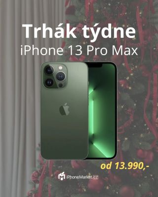 iPhone 13 Pro Max🌲 • Apple A15 Bionic • Kvalitní fotoaparát • Elegantní design • OLED displej • Bezdrátové nabíjení Sleduj...
